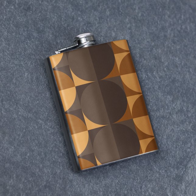 Brun cirkel fickplunta (Brown Circles Flask)
