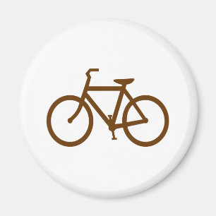 Brun cykel magnet