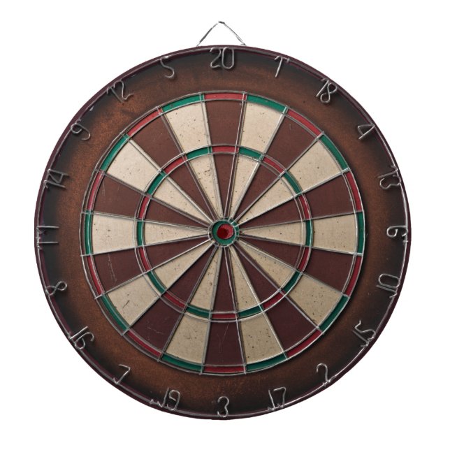 Brun Dartboard Darttavla (Framsidan)