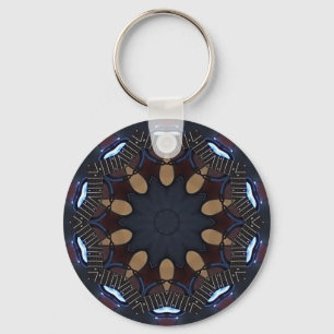 Brun design nyckelring
