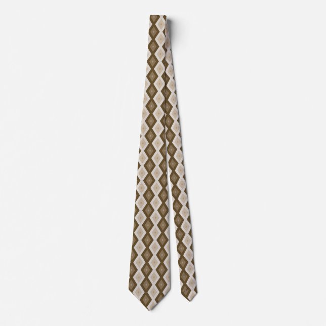 Brun diamant mönster slips (Framsida)