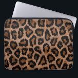 Brun djurtryck mönster laptop sleeve<br><div class="desc">Brun djuravtryck mönster.</div>