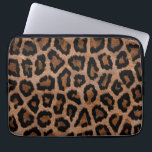 Brun djurtryck mönster laptop sleeve<br><div class="desc">Brun djuravtryck mönster.</div>