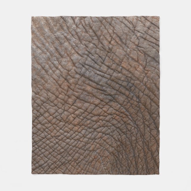 Brun elefant i nära foto fleecefilt (Framsidan)