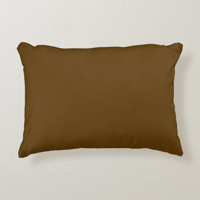 Brun enfärgad, Kuddcover, Enkel, Modern, Neutral Prydnadskudde (Framsidan)