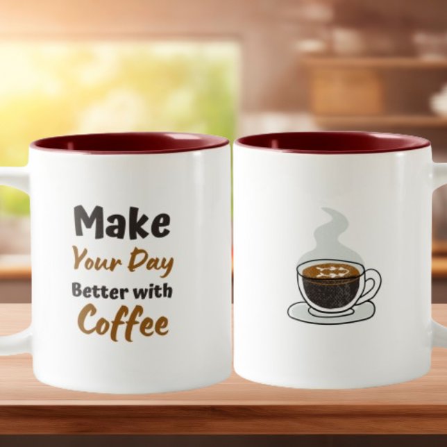 Brun enkel illustration av kaffe Mugg (Skapare uppladdad)