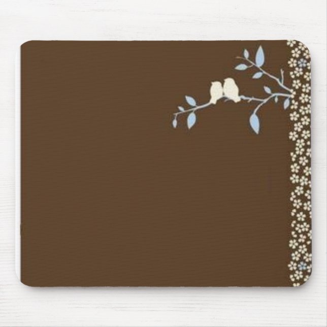 brun fågel musmatta (Framsidan)