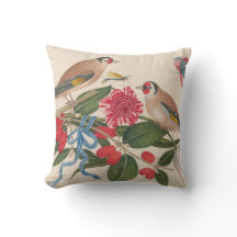 Brun fåglar med blommor och fjäril