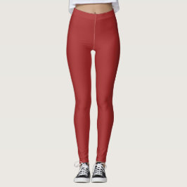 Brun Färg Enhetlig Leggings