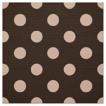 Brun färgad polka dots mönster väv