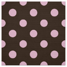 Brun färgad polka dots mönster väv