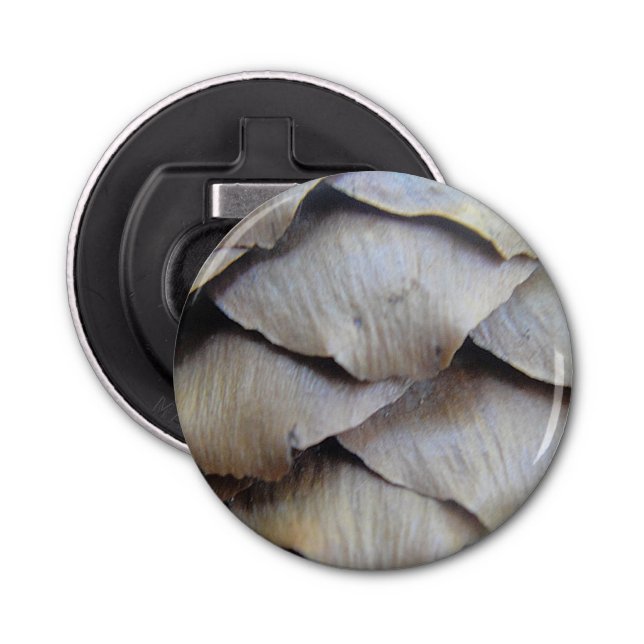 Brun fir cone mönster flasköppnare (Framsidan)