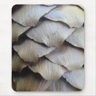 Brun fir cone mönster musmatta