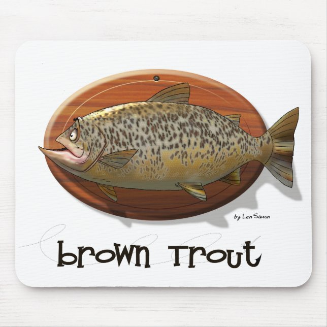 Brun forell musmatta (Framsidan)