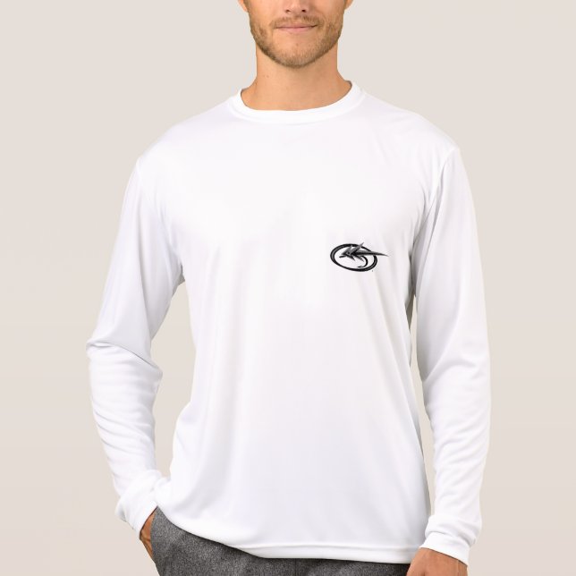 "Brun forell" vid Patterwear© flygfiske T-shirt (Framsida)