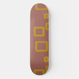 Brun Geometrisk skateboard