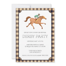 Brun Gingham Derby-fest