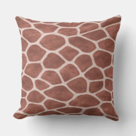 Brun Girafftryck Kastkudde Chic Kudde