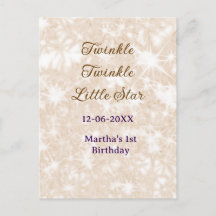 Brun glitter stjärna på födelsedagen glittrar