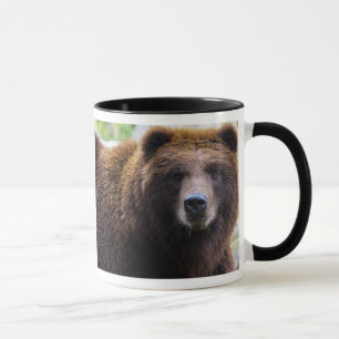 Brun Grizzlybjörn Mugg