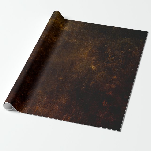 Brun grunge bakgrund, konstnärlig mörk struktur, d presentpapper (Utrullad)