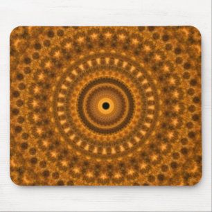 Brun & guld- spirlesfractaldesign musmatta