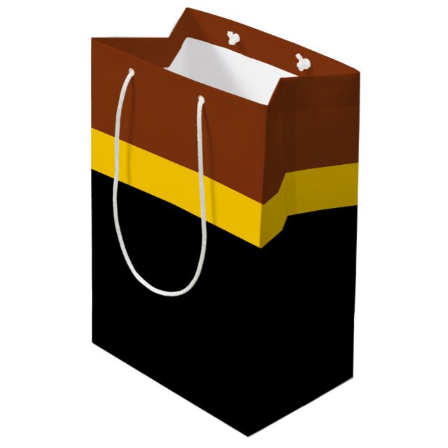 Brun Gult Black Färg Block Stil Design (Skapare uppladdad)