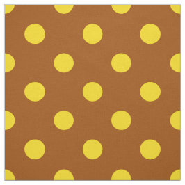 Brun Gult Polka dots Textil