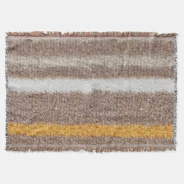 Brun, gult, vit rand filt