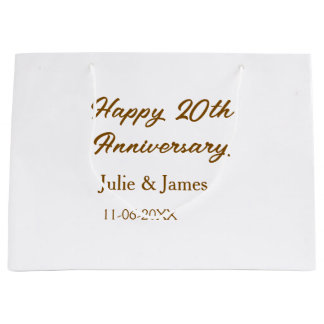 Brun gyllene glad 20-årsjubileum namn datsimple