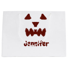 Brun Halloween, skrämmande ansikte fall, lägg till