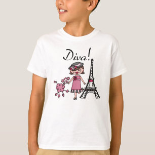 Brun hårDiva T-shirt