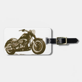 Brun Harley motorcykel Bagagebricka