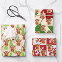 Brun Highland Miniature Ko Christmas