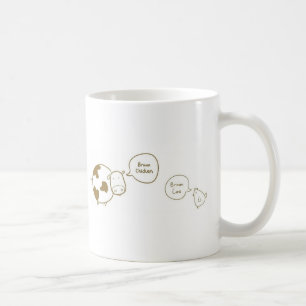 brun hönabruntko kaffemugg