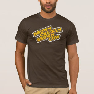Brun hönabruntko t-shirt