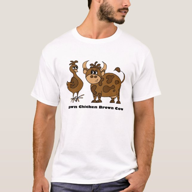 Brun hönabruntko - T-tröja T-shirt (Framsida)