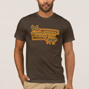 Brun hönabruntko tee shirt