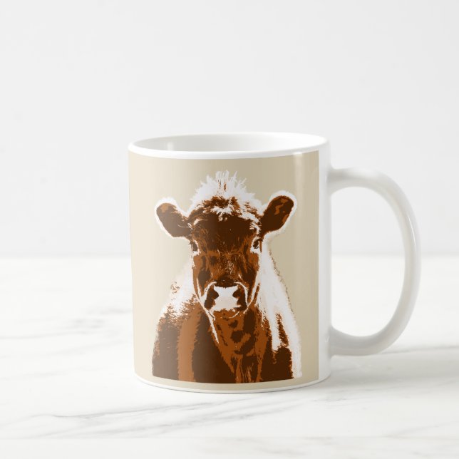Brun hovdjur kaffemugg (Höger)