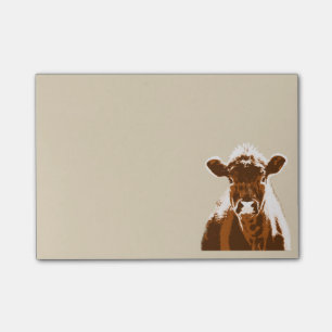 Brun hovdjur post-it block