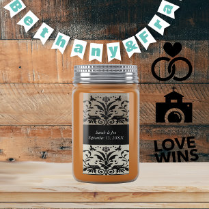 Brun Humla-mask Spara datum Adressetikett