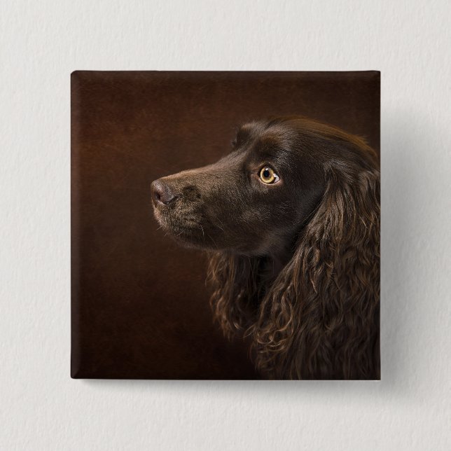 Brun Hund Knapp (Framsida)