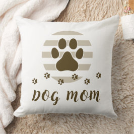Brun Hund Mamma Kärlek 20 x 20 Dekorativ kudde