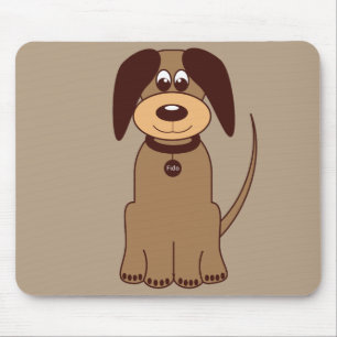 Brun Hund Musmatta