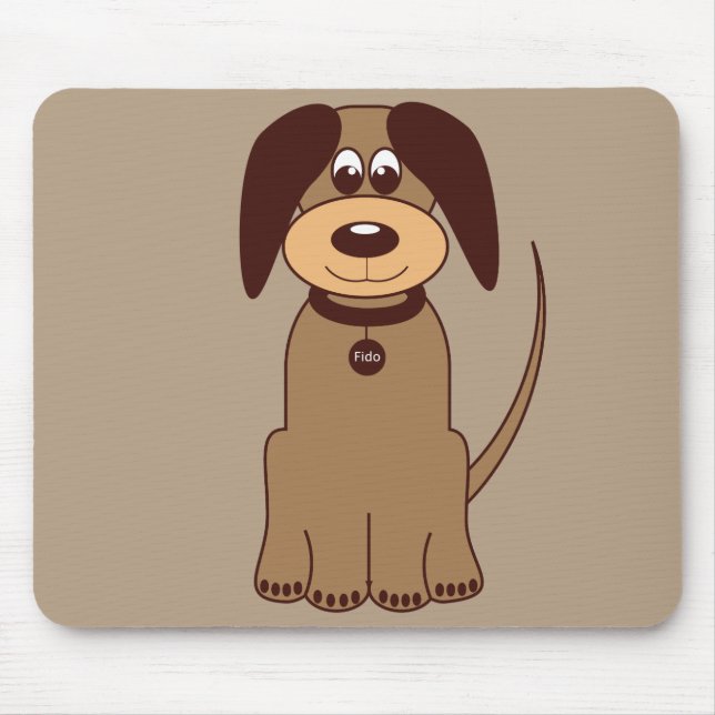 Brun Hund Musmatta (Framsidan)