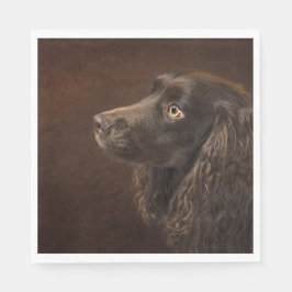 Brun Hund Pappersservett