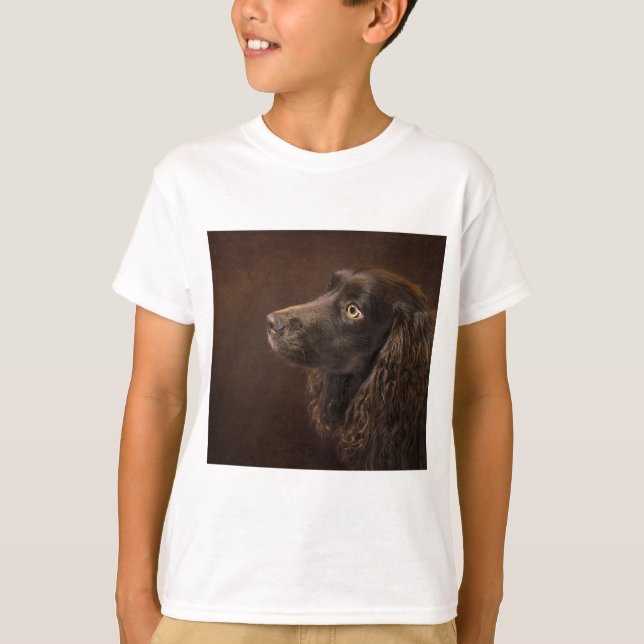 Brun Hund T Shirt (Framsida)