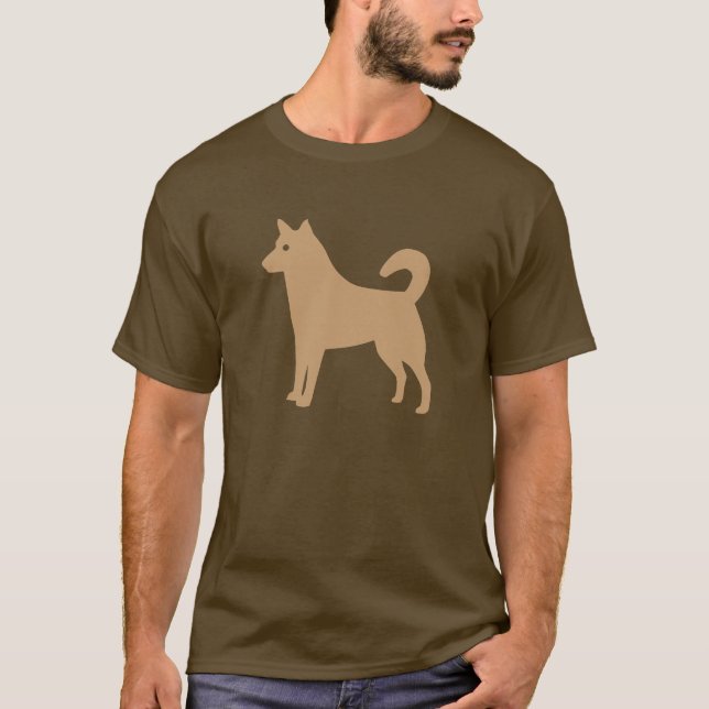 Brun hund t-shirt (Framsida)
