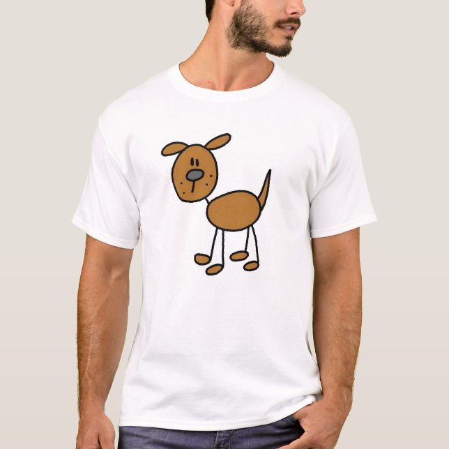 Brun Hund T-shirts och presenter (Framsida)