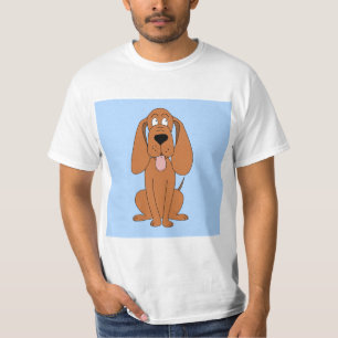 Brun Hund Tecknad. Hund. Tee